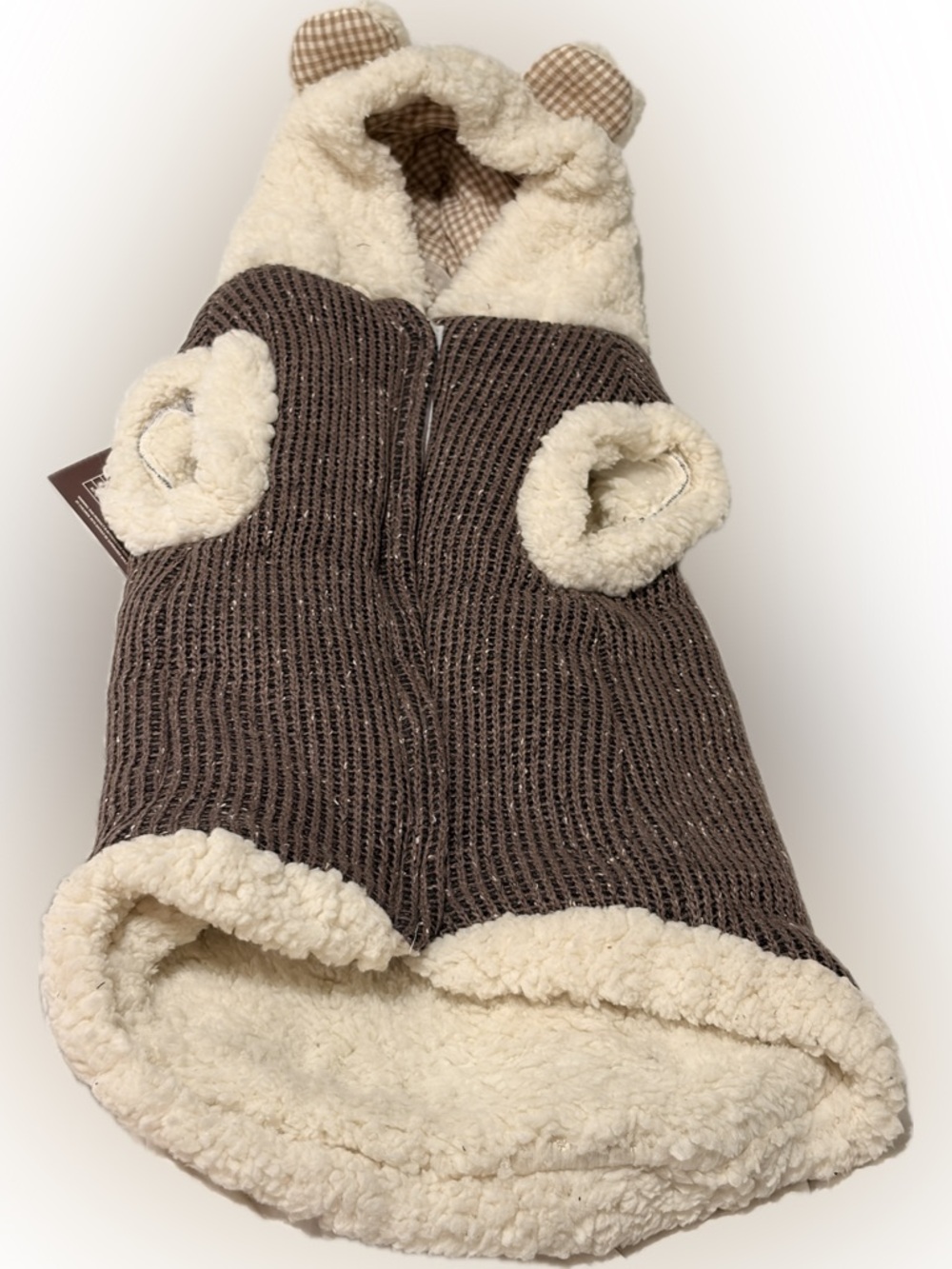 WAG N’ WOOF xl FAUX FUR DOG JACKET